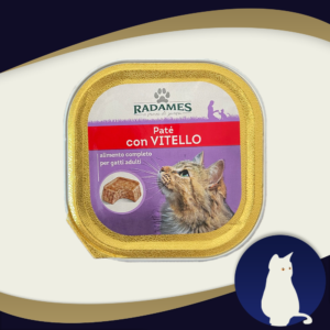 Pašteta za mačke sa teletinom 85g "RAMADES"