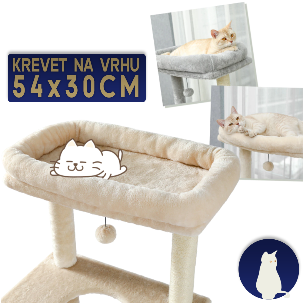 Grebalica za mačke 153x54x48CM - Slika 7